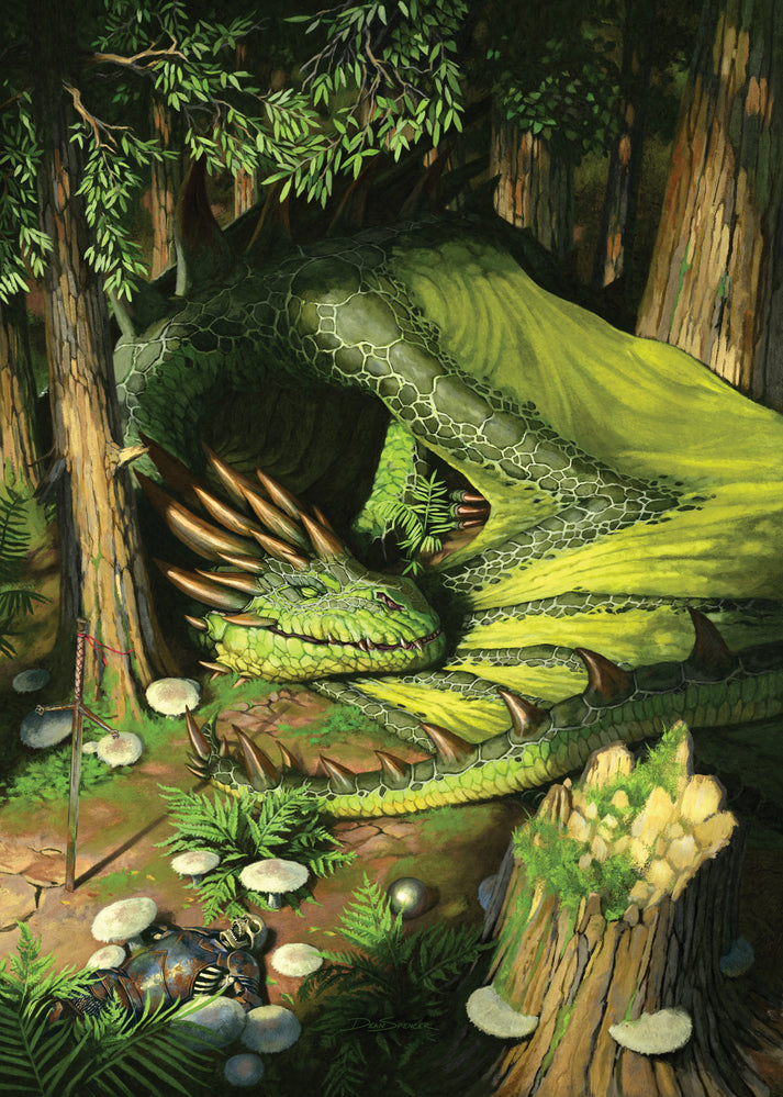 Sleeping Dragon Skeleton